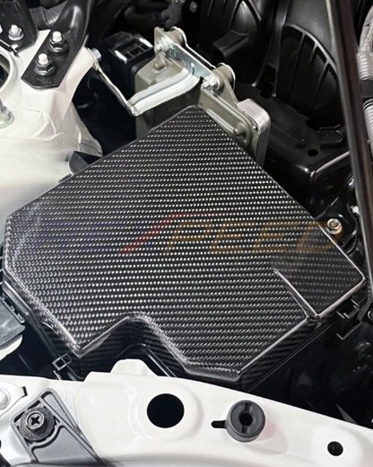 Rexpeed GR86 / BRZ 2022+ Dry Carbon Fuse Box Cover (Gloss) | FR62