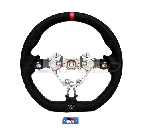 Rexpeed GR86 / BRZ 2022+ Black Suede Steering Wheel | FR82