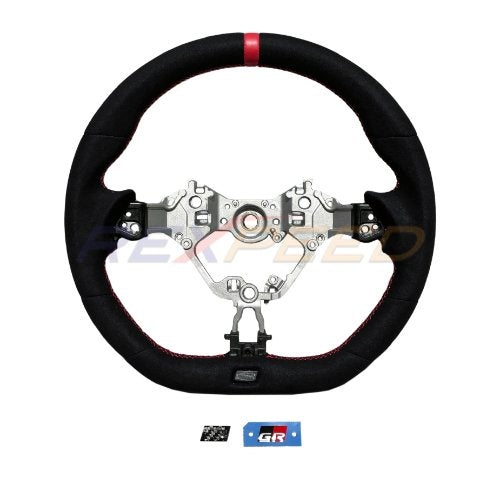 Rexpeed GR86 / BRZ 2022+ Black Suede Steering Wheel | FR82