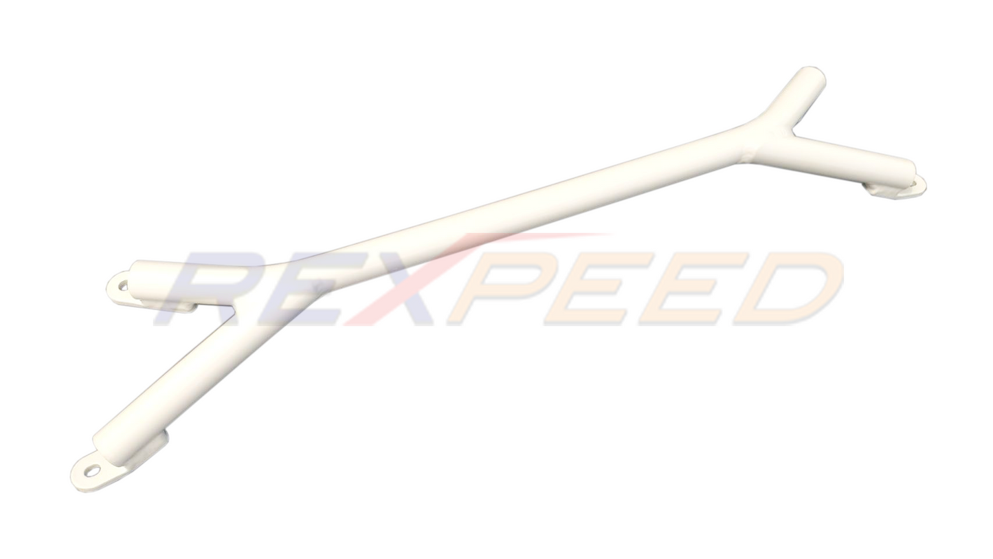 Rexpeed 15-21 WRX / STI Powder Painting Aesthetics Front Brace White | G65-W
