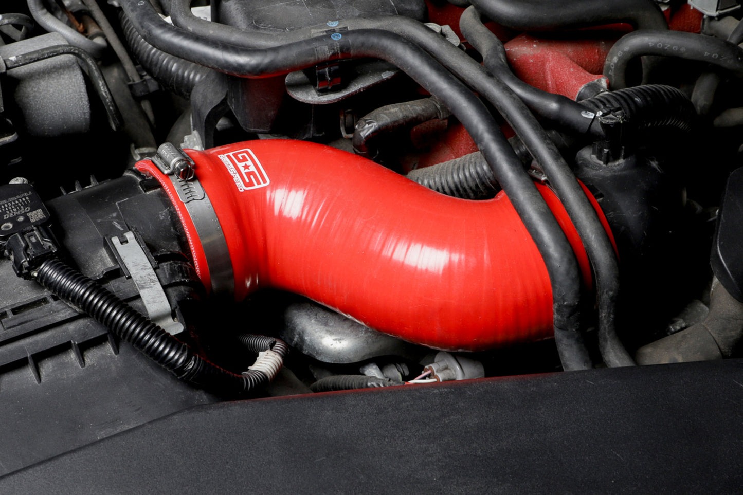 Grimmspeed 08-14 WRX / STI / 18-21 STI Post MAF Hose Kit Red | 125012