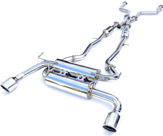 Invidia Q300 w/ Rolled Stainless Tips Cat Back Exhaust Infiniti Q50 2014+ | HS14IQ5GIS