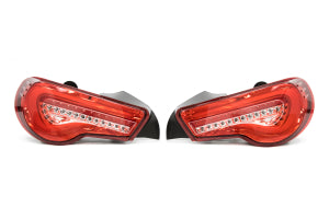 OLM VL Style Sequential Red Lens Tail Lights RC Edition Scion FR-S 2013-2016 / Subaru BRZ 2013-2020 / Toyota 86 2017-2019 | HTYF86TL-RCQ