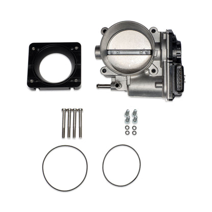 IAG STI Big Bore 76mm Throttle Body w/ Electronics & Adapter Intake Manifolds | IAG-AFD-2027BK