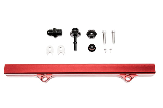 PLM Precision Works K-Series Fuel Rail Multi Port Red Honda Civic 2002-2015 / Acura RSX 2002-2006 / Acura TSX 2004-2008 | PW-FR-KS-RED