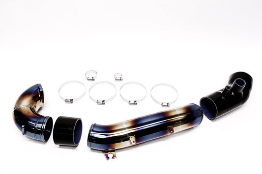 PLM Turbo Inlet Pipe Kit Stainless Burnt Blue Honda Civic Type R FK8 2017+ | PLM-HFK8-TB-IN-SS-TIT