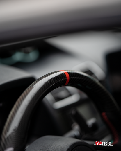 JDMuscle Custom Carbon Fiber Steering Wheel for 2016-2017 Subaru Crosstrek XV