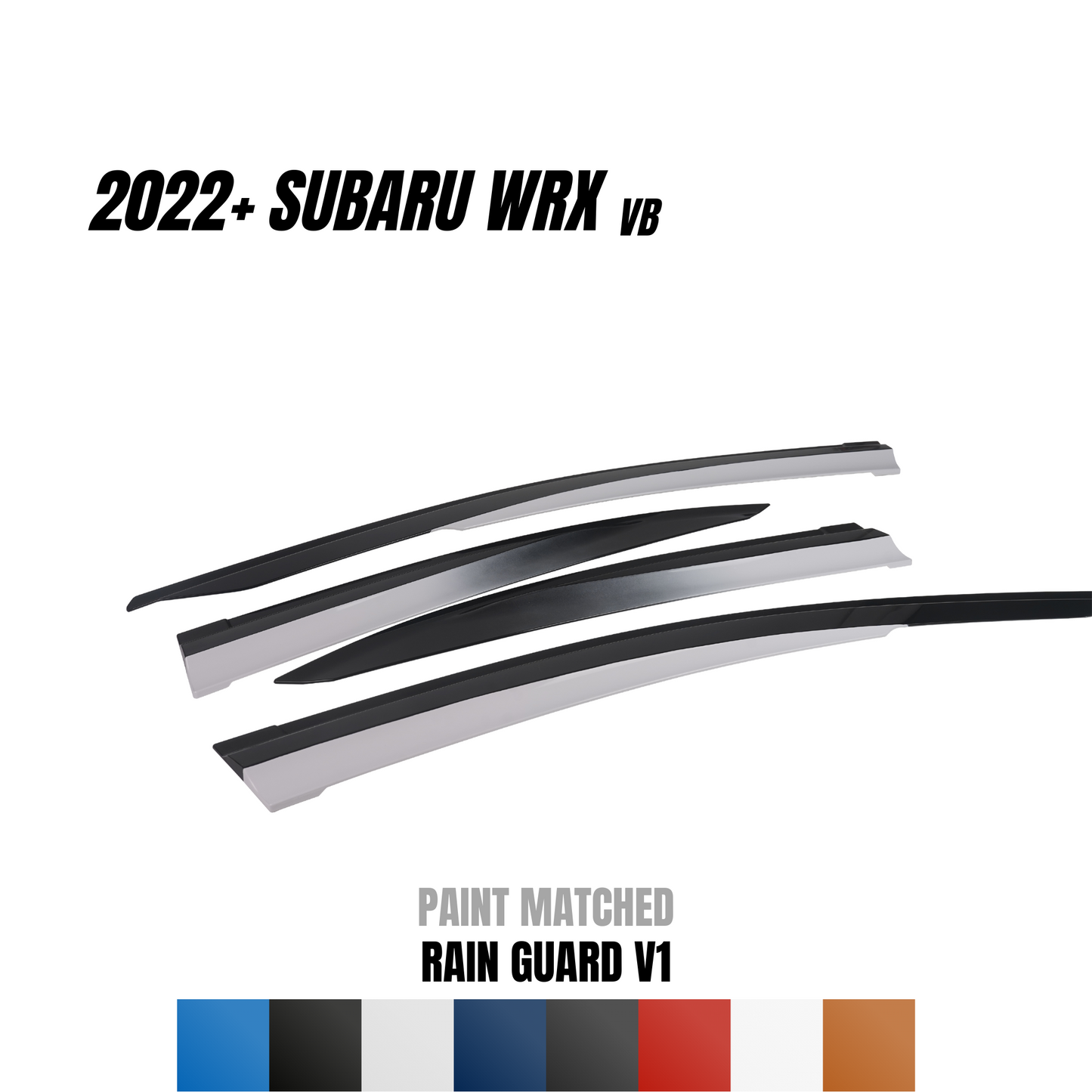 JDMuscle 22-24 WRX Rain Guard V1 - Paint Matched