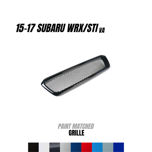 JDMuscle 15-17 WRX/STI Front Bumper Grille  | Paint Matched / Gloss Black