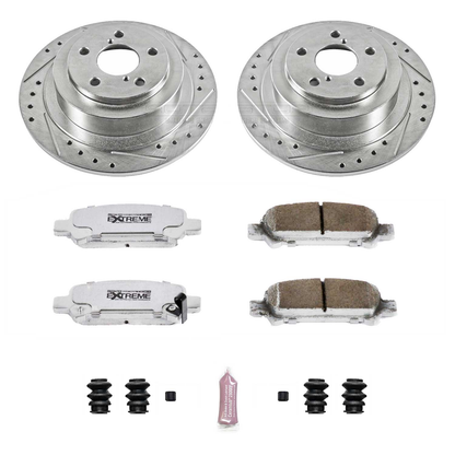 Power Stop 03-06 Subaru Baja Rear Z26 Street Warrior Brake Kit | K3124-26