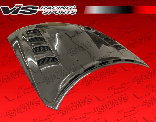 VIS Racing 08-14 WRX/STI Carbon Fiber Hood VRS Style | 08SBWRXHBVRS-010C