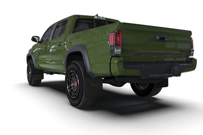 Rally Armor 16-22 Toyota Tacoma Black Mud Flap w/ Army Green Logo | MF94-BLK-AGN