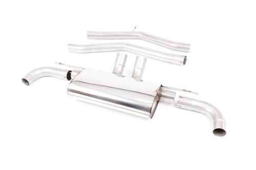 Milltek Front Pipe-back Non-Resonated & Non-Valved | Louder with GT-115 Polished Tips Toyota Supra 2020+ | SSXTY107