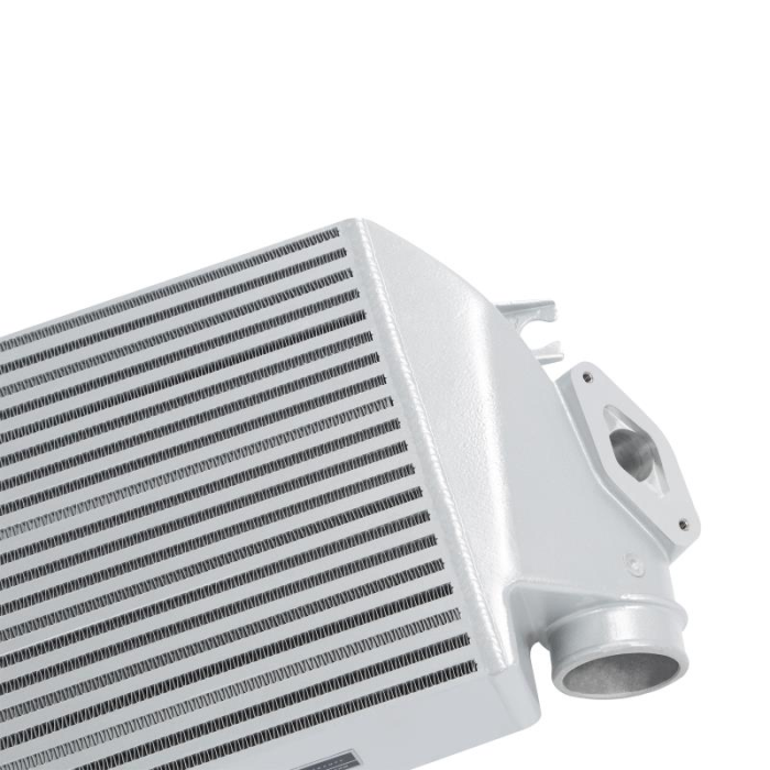 Mishimoto Silver Top Mount Intercooler w/ Blue Hose Subaru WRX 2008-2014 | WRX-08SLBL