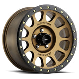 Method MR305 NV 18x9 0mm Offset 6x5.5 108mm CB Method Bronze/Black Street Loc Wheel | MR30589060900