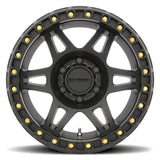 Method MR106 Beadlock 17x9 -44mm Offset 8x6.5 130.81mm CB Matte Black w/BH-H36125 Wheel | MR10679080544B