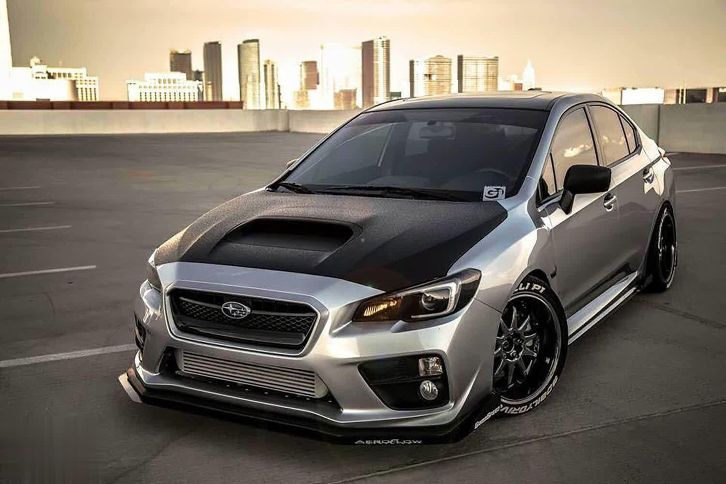 AeroFlowDynamics 15-21 Subaru WRX/STI Front Splitter V2