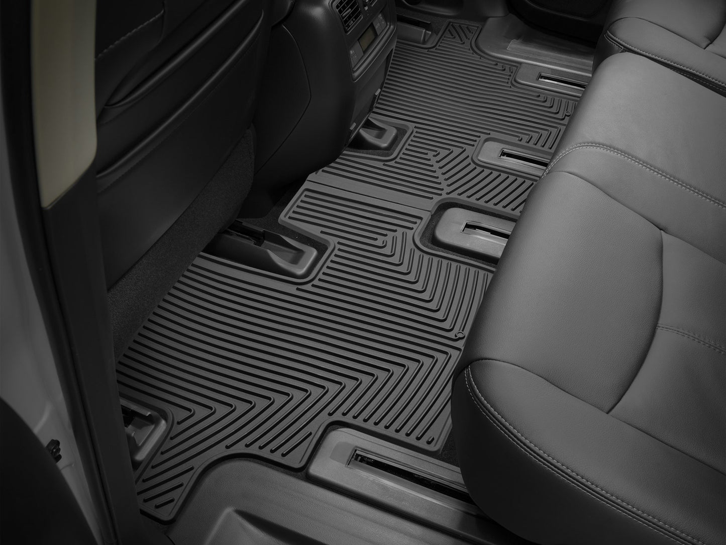 WeatherTech 22-23 Tundra CrewMax (Incl. 2022 Tundra Hybrid) Front Rubber Mats - Grey | W611GR