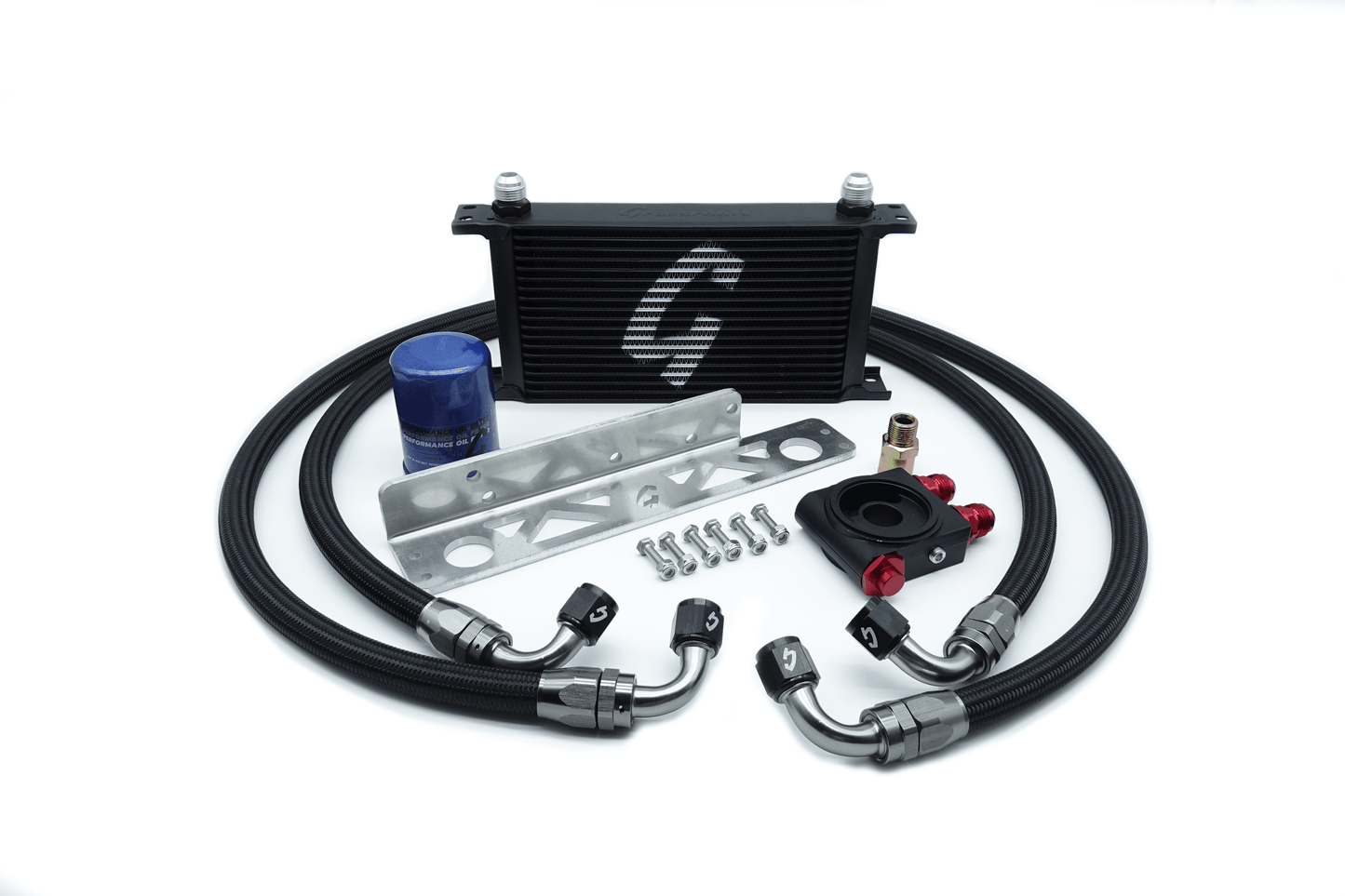 Grassroots Performance Nissan 350z/370z/G35/G37 19-Row Direct-Fit Oil Cooler Kit