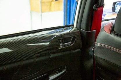OLM LE Dry Carbon Rear Door Trim Upper Panels Subaru WRX / STI 15-2021 | A.70110.1