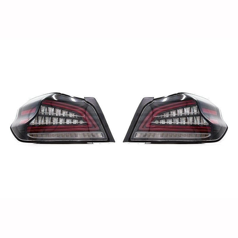 OLM Spec CR Sequential LED Tail Lights Clear Lens with Black Base Subaru WRX 2015-2021 / WRX STI 2015-2021 | A.70038.1