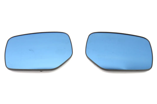 OLM Wide Angle Convex Mirrors w/ Defrosters Blue Subaru WRX/STI 15-21 | MRL-WRX14-PBH