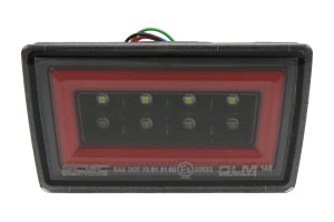 OLM 15-21 Subaru WRX/STI NB+R F1 Rear Brake Light (Clear Lens, Gloss Black Base, Red Bar) | A.70051.2