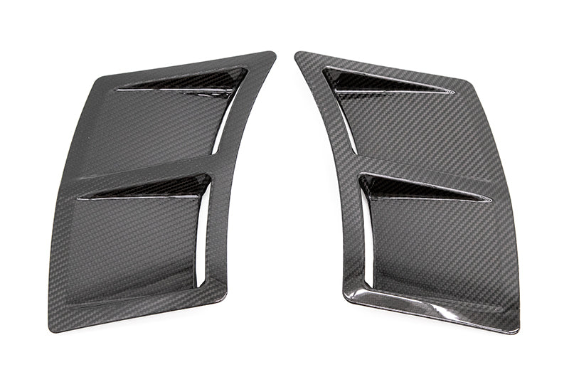 OLM S207 Style Carbon Fiber Bumper Vent Inserts Subaru WRX 15-21 / WRX ...