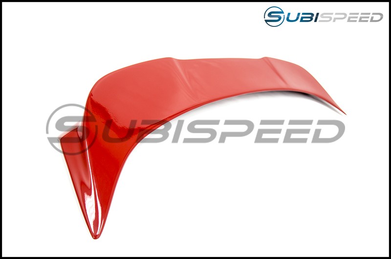 OLM TR Style Paint Matched Trunk Spoiler Lightning Red / Firestorm Red (C7P) Subaru WRX 15-21 / WRX STI 15-21 | P-WRX15-TTR-C7P