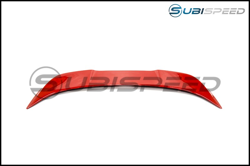 OLM TR Style Paint Matched Trunk Spoiler Lightning Red / Firestorm Red (C7P) Subaru WRX 15-21 / WRX STI 15-21 | P-WRX15-TTR-C7P