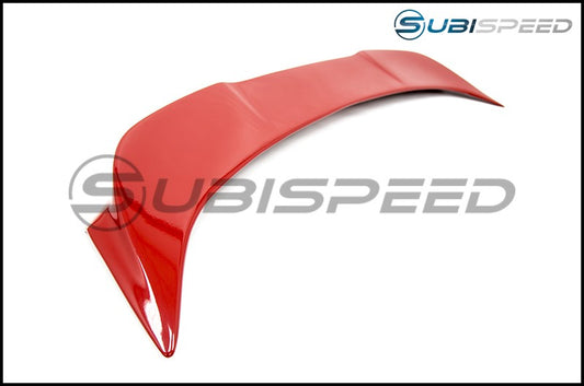OLM TR Style Paint Matched Trunk Spoiler Pure Red (M7Y) Subaru WRX 15-21 / WRX STI 15-21 | P-WRX15-TTR-M7Y