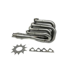 PLM Power Driven B-Series Hood Exit Race Header with 4-1 Megaphone B18 B20 | PLM-HB-HOOD-HEADER-SHIELD