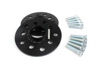 Perrin Subaru 5x114.3/5x100 7mm Slip-On Wheel Spacers - w/ 56mm Hubs (No Studs) | PSP-WHL-107BK