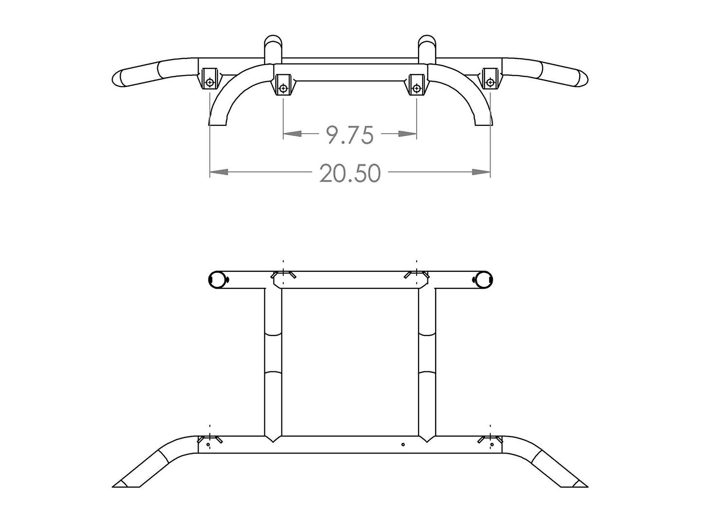 Rally Innovations Ultimate Light Bar 2011-2014 (08-10) Subaru Impreza WRX/Sti (08-10 STi) | SU-GRB-ULB-01