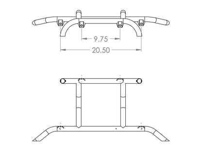 Rally Innovations Ultimate Light Bar 2011-2014 (08-10) Subaru Impreza WRX/Sti (08-10 STi) | SU-GRB-ULB-01