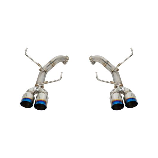 Remark Axle Back Exhaust w/Burnt Stainless Steel Single Wall Tip 11-14 Subaru WRX/STI GR (GV) Sedan | RO-TTGV-S