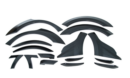 OLM 15-17 WRX/STI S209 Style Fender Flare 12pc Set (Unpainted) | A.70244.1-MB