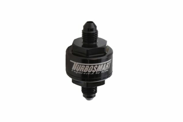 Turbosmart Billet Turbo Oil Feed Filter 44um -3AN Black Universal | TS-0804-1001