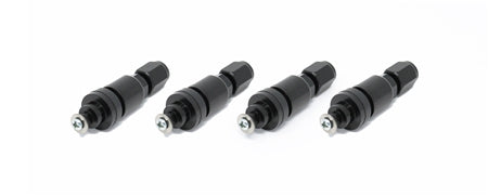 Torque Solution 2008+ Legacy/Impreza/WRX/STi Billet TPMS Valve Stem Set (Black) | TS-SU-558BK-4