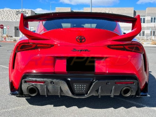 Rexpeed 2020+ Supra GR V3 Carbon Fiber Rear Diffuser (Gloss) | TS26