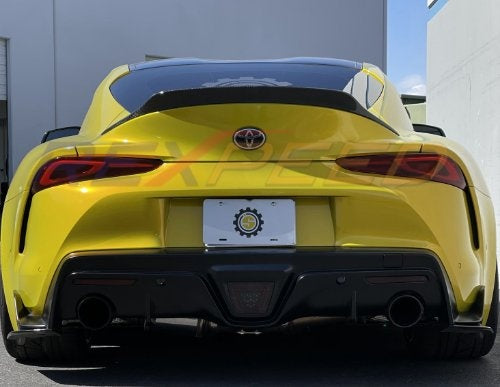 Rexpeed 2020+ Supra GR V4 Carbon Fiber Spoiler (Gloss) | TS38