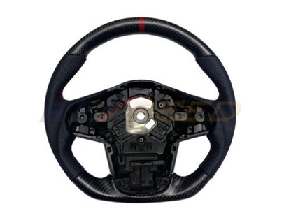 Rexpeed 2020+ Supra GR Carbon Fiber BLACK Leather Steering Wheel (Matte) | TS47M