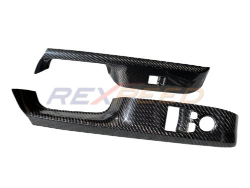 Rexpeed 2020+ Supra GR Dry Carbon Window Switch Panel Cover (2pcs) Gloss | TS61