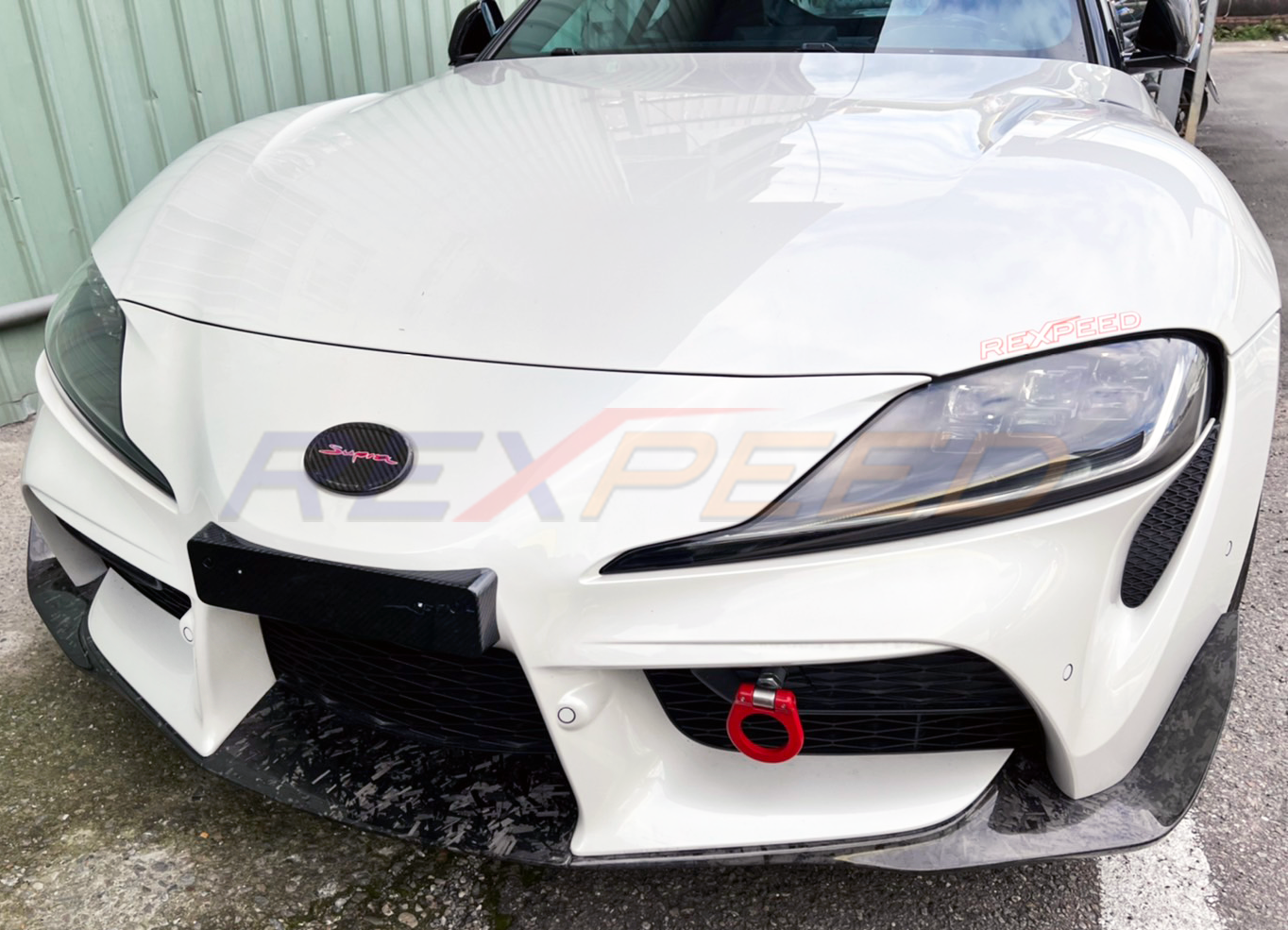 Rexpeed 2020+ Supra GR Dry Carbon License Plate Bracket | TS66 | TS66M