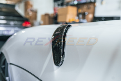 Rexpeed 2020+ Supra GR V2 Forged Carbon Bonnet Ducts Replacement (Matte) | TS67FCM