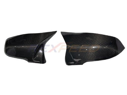 Rexpeed 2020+ Supra GR V9 Dry Carbon Mirror Cap Full Replacements (Gloss) | TS74