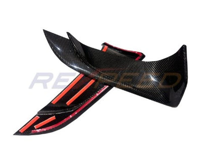 Rexpeed Supra GR 2020+ Dry Carbon Lower Front Bumper Covers (Gloss) | TS82