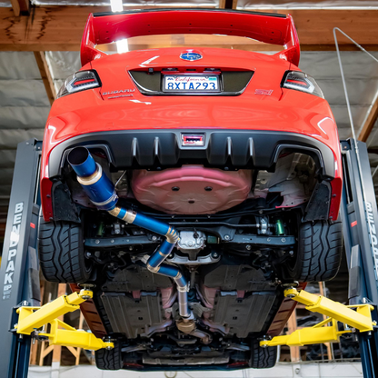 AeroFlowDynamics 15- 21 WRX/STI F1 Titanium Single Exit Catback Exhaust