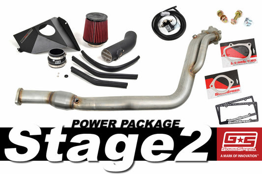 GrimmSpeed Stage 2 Power Package Black Subaru STI 2015 - 2021 | grm191014