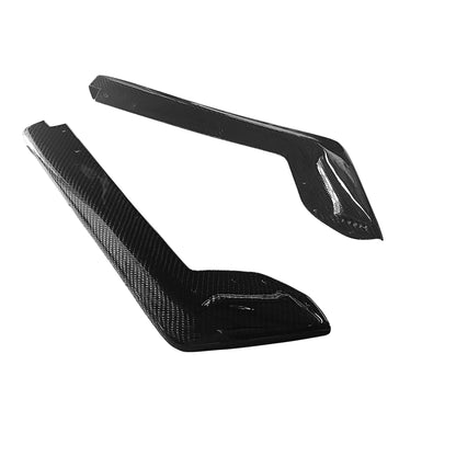 JDMuscle Tanso Carbon Fiber Rear Spats HT Style - 2015+WRX/STI